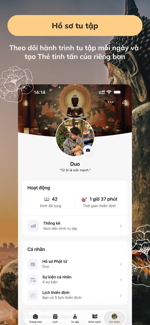 Om Mani – Hồ sơ tu tập