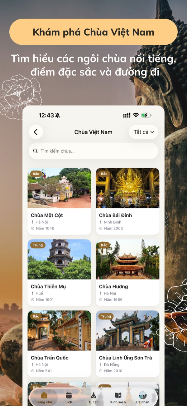 Om Mani – Khám phá chùa Việt Nam